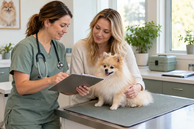 Planning a veterinary procedure and material delivery at the clinic